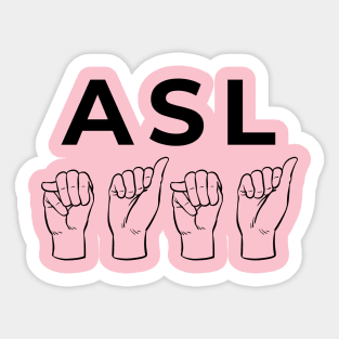 ASL Mama Sticker